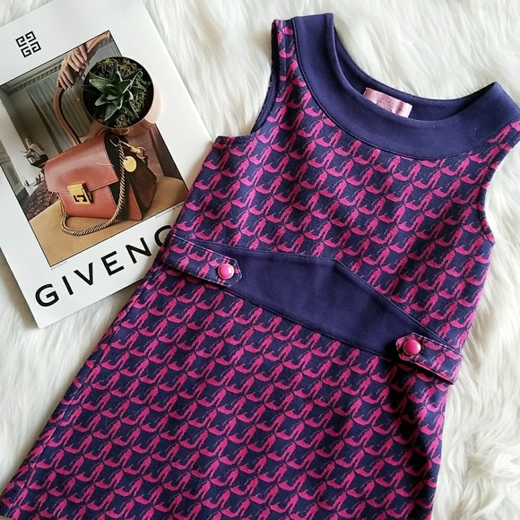 Lilly Pulitzer Other - Lilly Pulitzer heel yeah dress pink Navy girls S